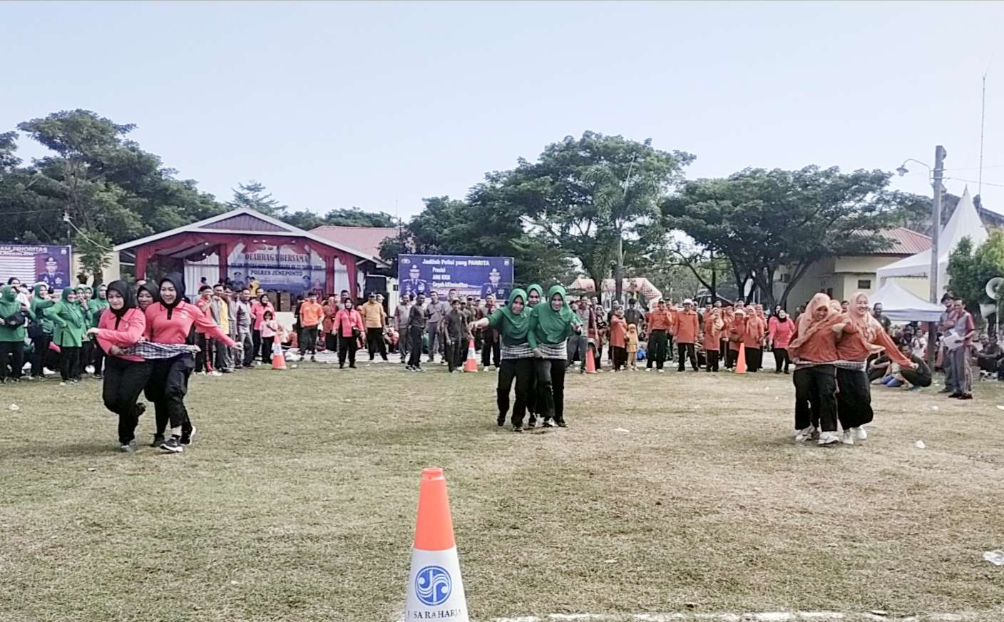 Serunya Peringatan HUT ke-77 Bhayangkara di Polres Jeneponto