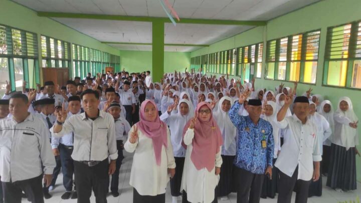 Matsama Serentak, 243 Peserta Didik Baru MTsN 2 Jeneponto Ikuti Pembukaan Matsama Serentak