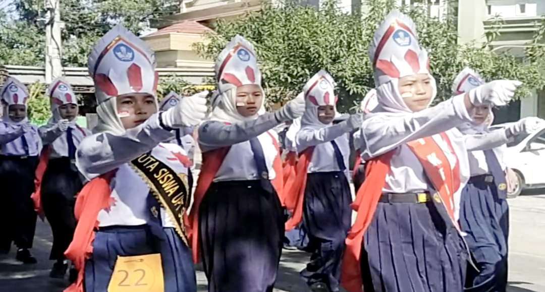 101 Peserta Ikuti Gerak Jalan Indah Meriahkan HUT Ke-78 Kemerdekaan RI di Jeneponto