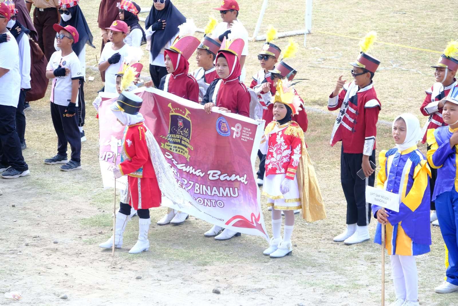 Wabup Jeneponto Resmi Buka Lomba Display Drum Band Bupati Cup I