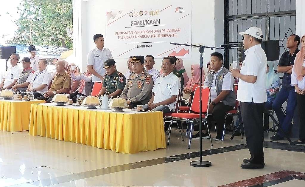 75 Siswa Jalani Pendidikan dan Pelatihan Calon Anggota Paskibraka Tingkat Kabupaten Jeneponto