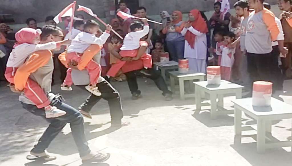 Meriahkan HUT ke-78 Kemerdekaan RI, Siswa TK Pembina Kabupaten Jeneponto Antusias Ikuti Lomba