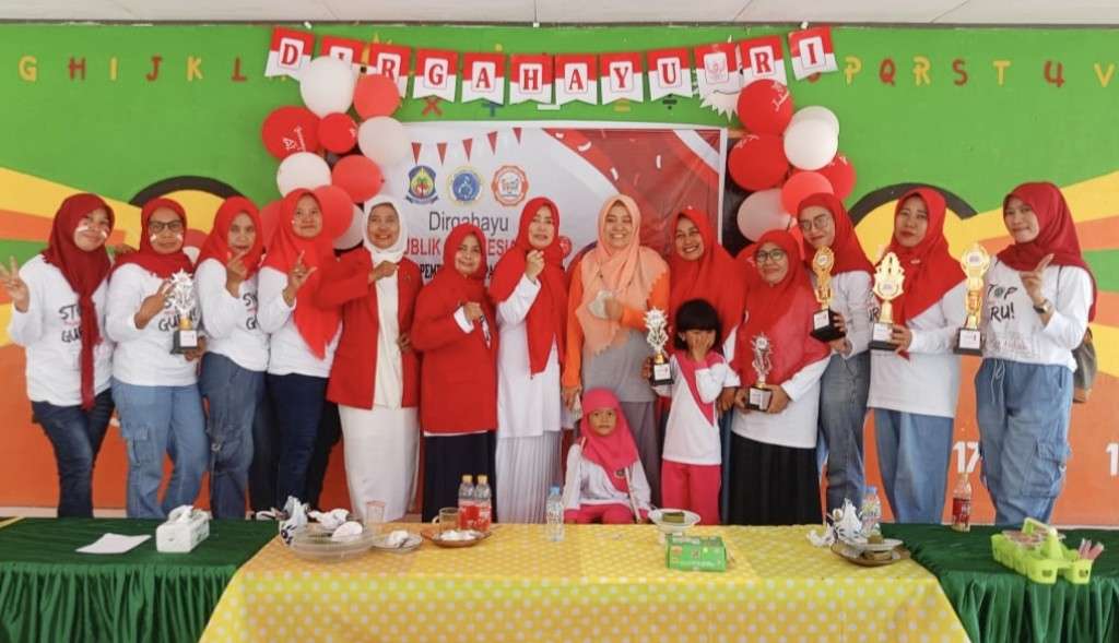 Meriahkan HUT ke-78 Kemerdekaan RI, Siswa TK Pembina Kabupaten Jeneponto Antusias Ikuti Lomba