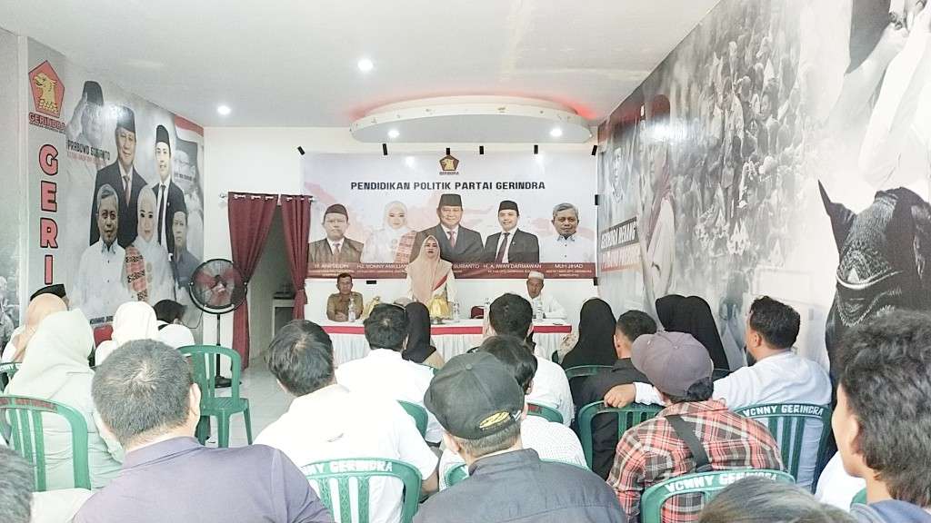 Gelar Pendidikan Politik, DPC Gerindra Optimis Menangkan Prabowo di Jeneponto