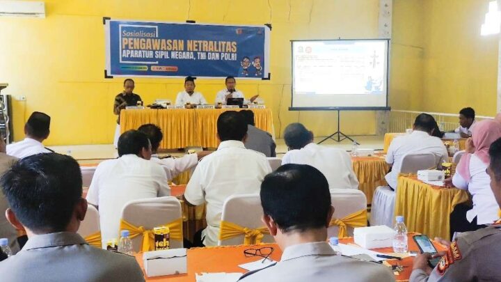 Bawaslu Jeneponto Gelar Sosialisasi Pengawasan Netralitas ASN, TNI dan Polri, Arumahi Paparkan ini Bawaslu Jeneponto