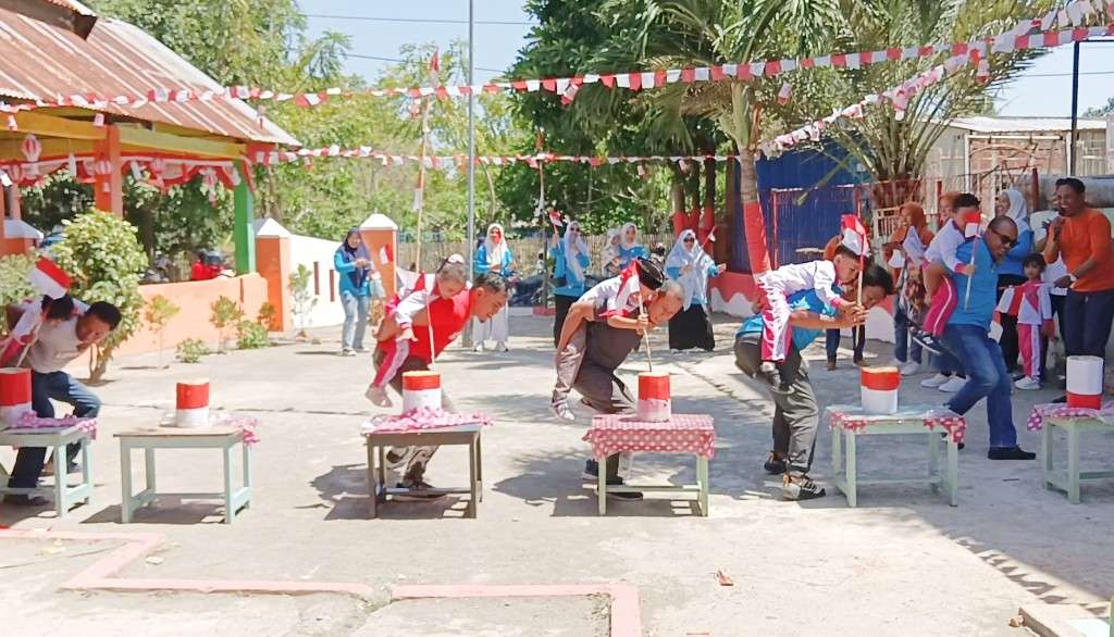 Seru! Siswa TK Pembina Jeneponto Antusias Semarakkan HUT Ke-79 RI
