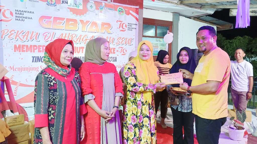 Semarak Peringatan HUT Ke-79 RI di Puskesmas Binamu Jeneponto