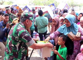 Pangdam XIV Hasanuddinx Berikan Bantuan