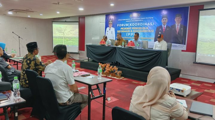Tutup Forum Koordinasi, Sekda Jeneponto: PPID Ujung Tombak Pengelolaan Informasi Tutup Forum