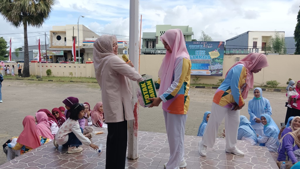 Semarak Hari Jadi ke-162 Jeneponto: Ketua TP PKK Hadiri Senam Sehat di RSUD Latopas