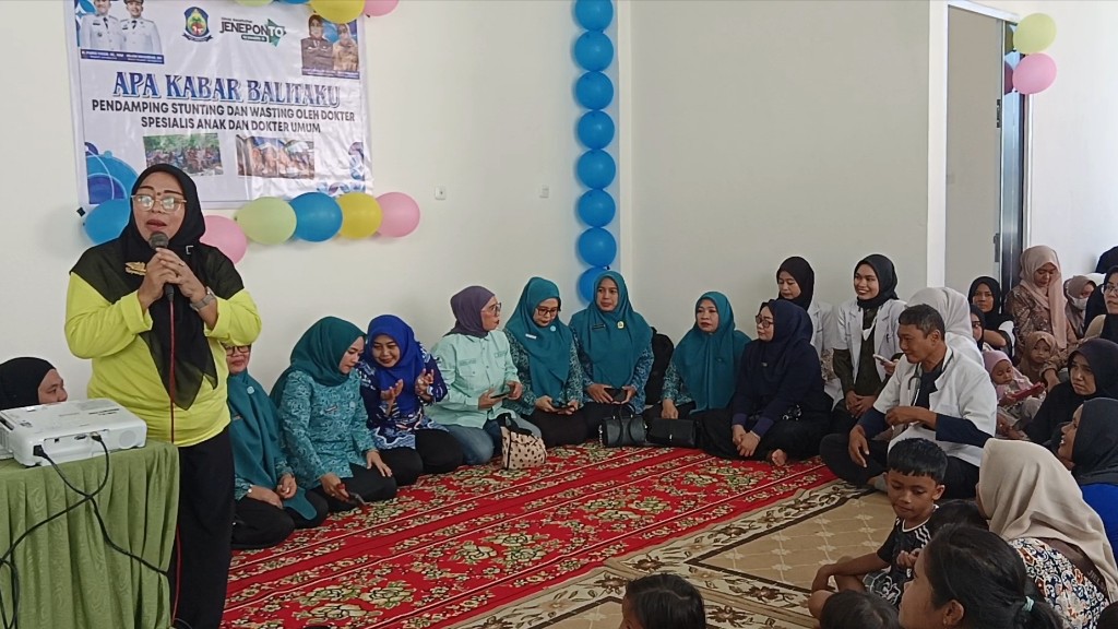 Orang Tua Balita Apresiasi Dinas Kesehatan Jeneponto atas Pendampingan Penanganan Stunting dan Wasting