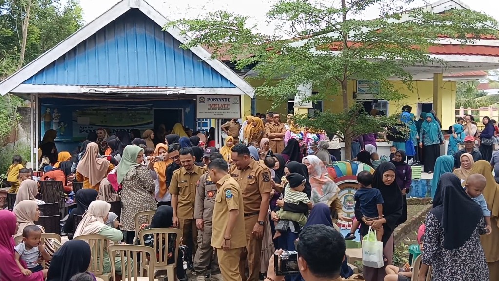 Inovasi JEMPOL Tingkatkan Kunjungan Posyandu, Ratusan Ibu dan Anak Rutin Periksa Kesehatan di Jeneponto