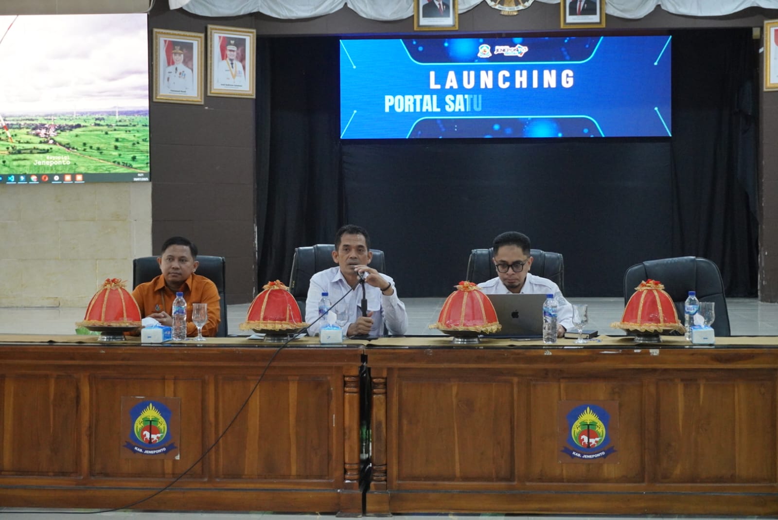 Pemkab Jeneponto Melalui Diskominfo Launching Portal Satu Data