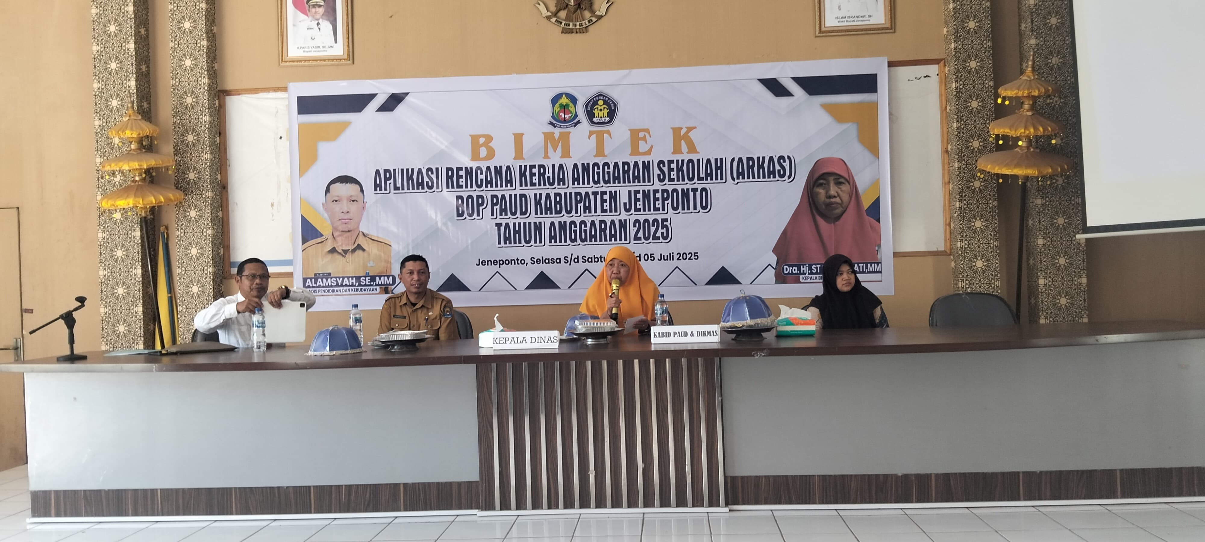 Bidang PAUD dan Dikmas Disdikbud Jeneponto Gelar Bimtek Aplikasi ARKAS BOP PAUD 2025