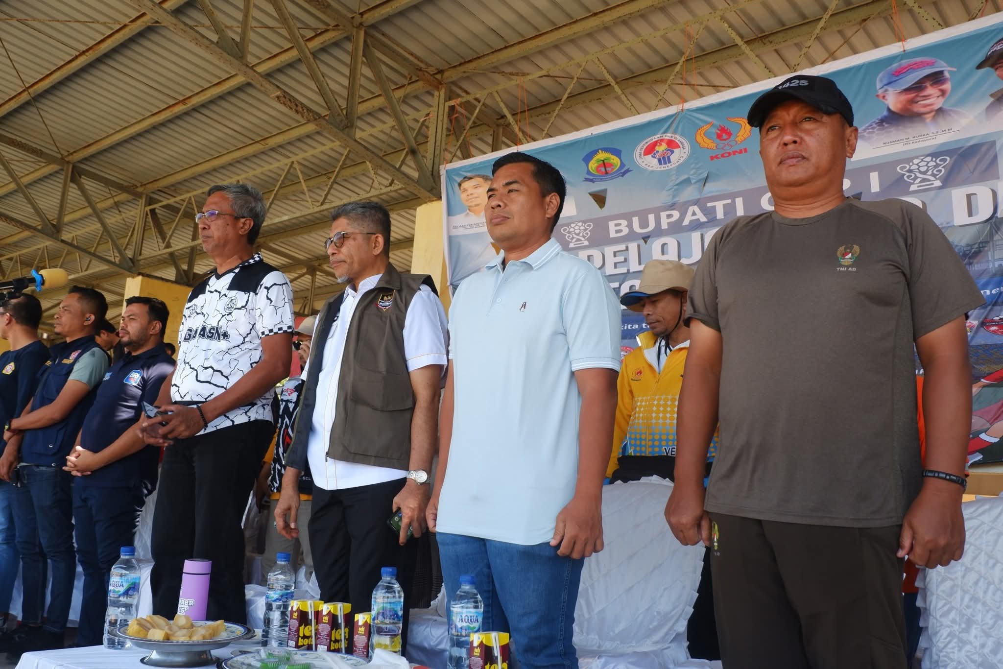 Dandim 1425 Jeneponto Hadiri Pembukaan Liga Pelajar Usia Dini Bupati Cup I