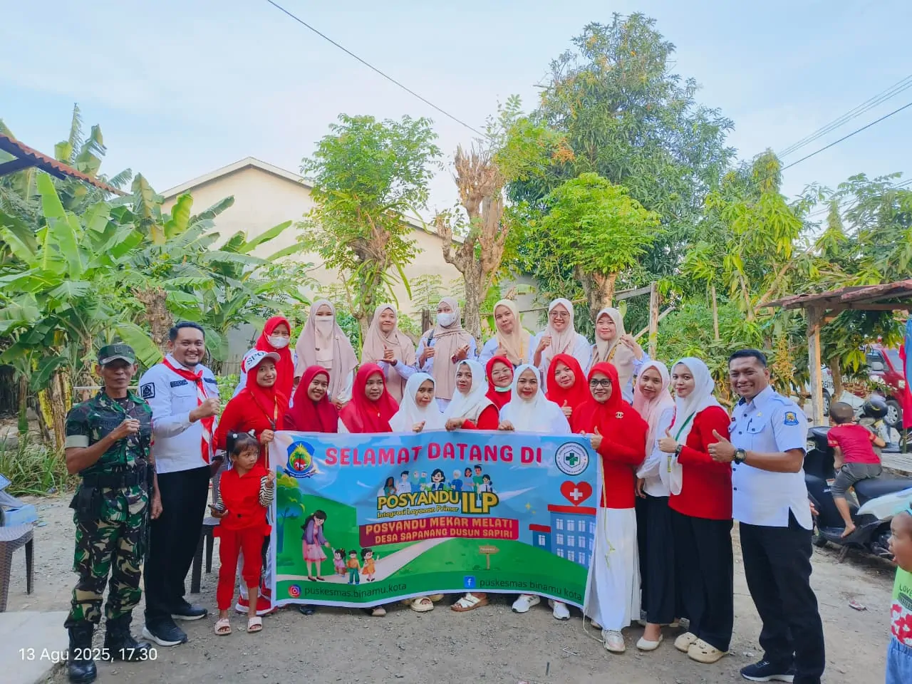 Posyandu ILP Terintegrasi Cek Kesehatan Gratis dan Inovasi Jempol di Sore Hari
