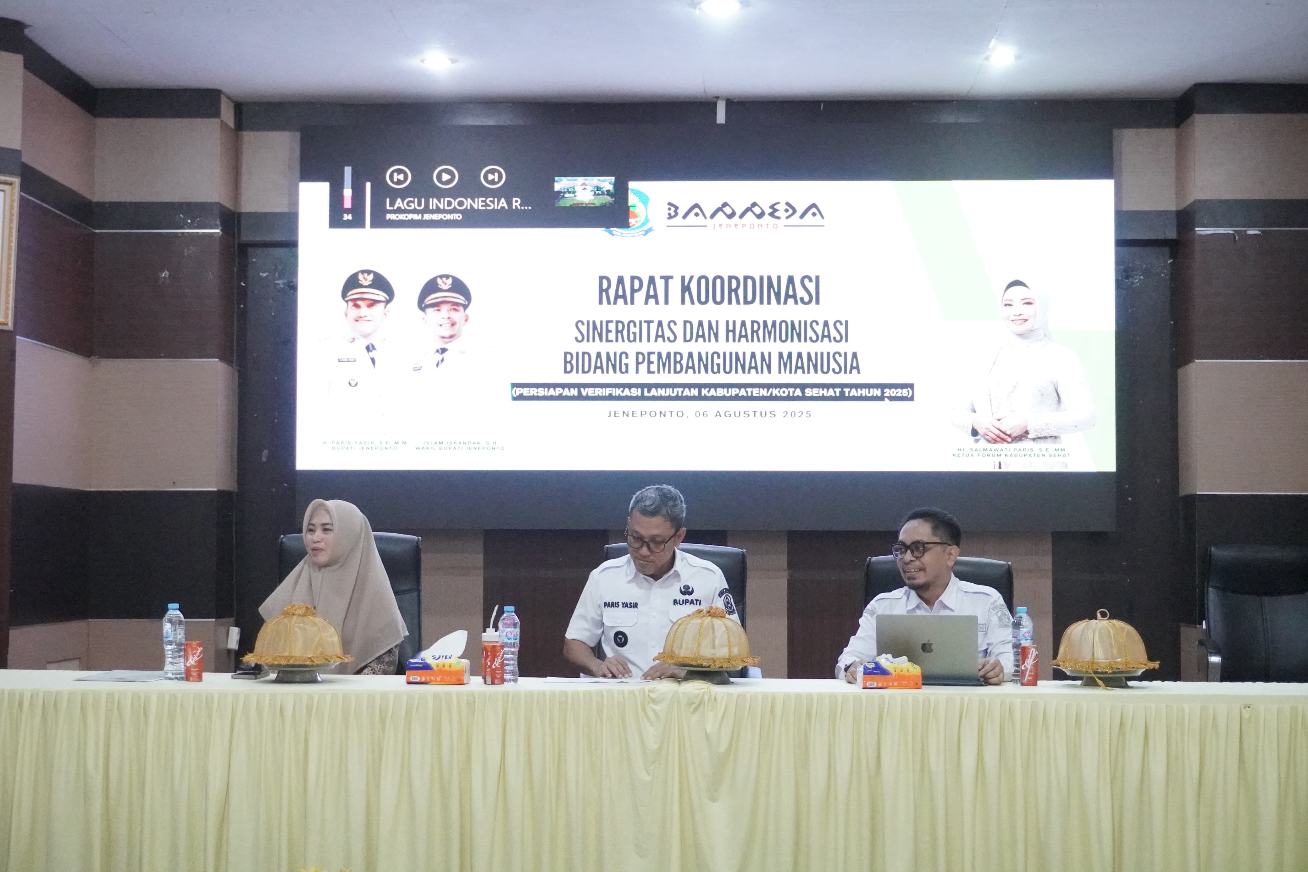Hadapi Verifikasi Kabupaten Sehat 2025, Pemkab Jeneponto Gelar Rakor Sinergitas Pembangunan Manusia