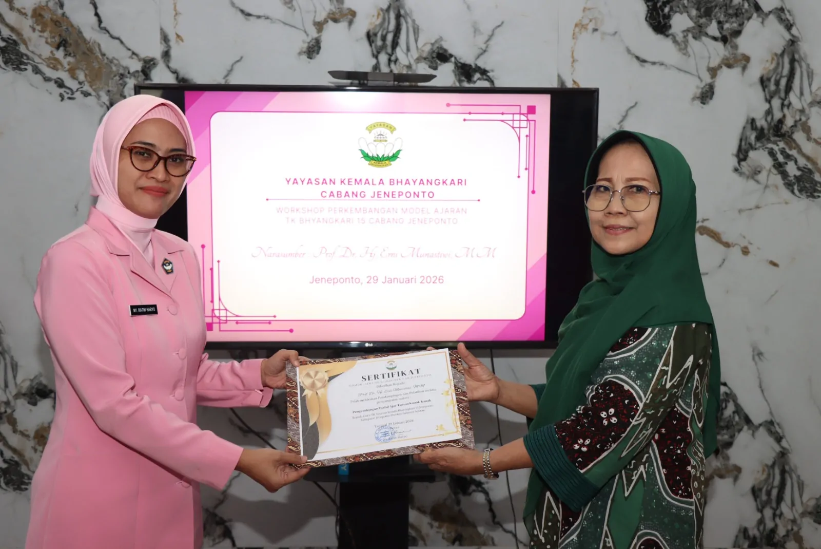Yayasan Kemala Bhayangkari Cabang Jeneponto Gelar Workshop Pengembangan Modul Ajar TK