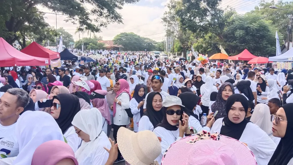 Langkah Bersama, Ribuan Warga Satukan Hati Ikuti Jalan Santai Rayakan Hari Jadi Jeneponto ke-163