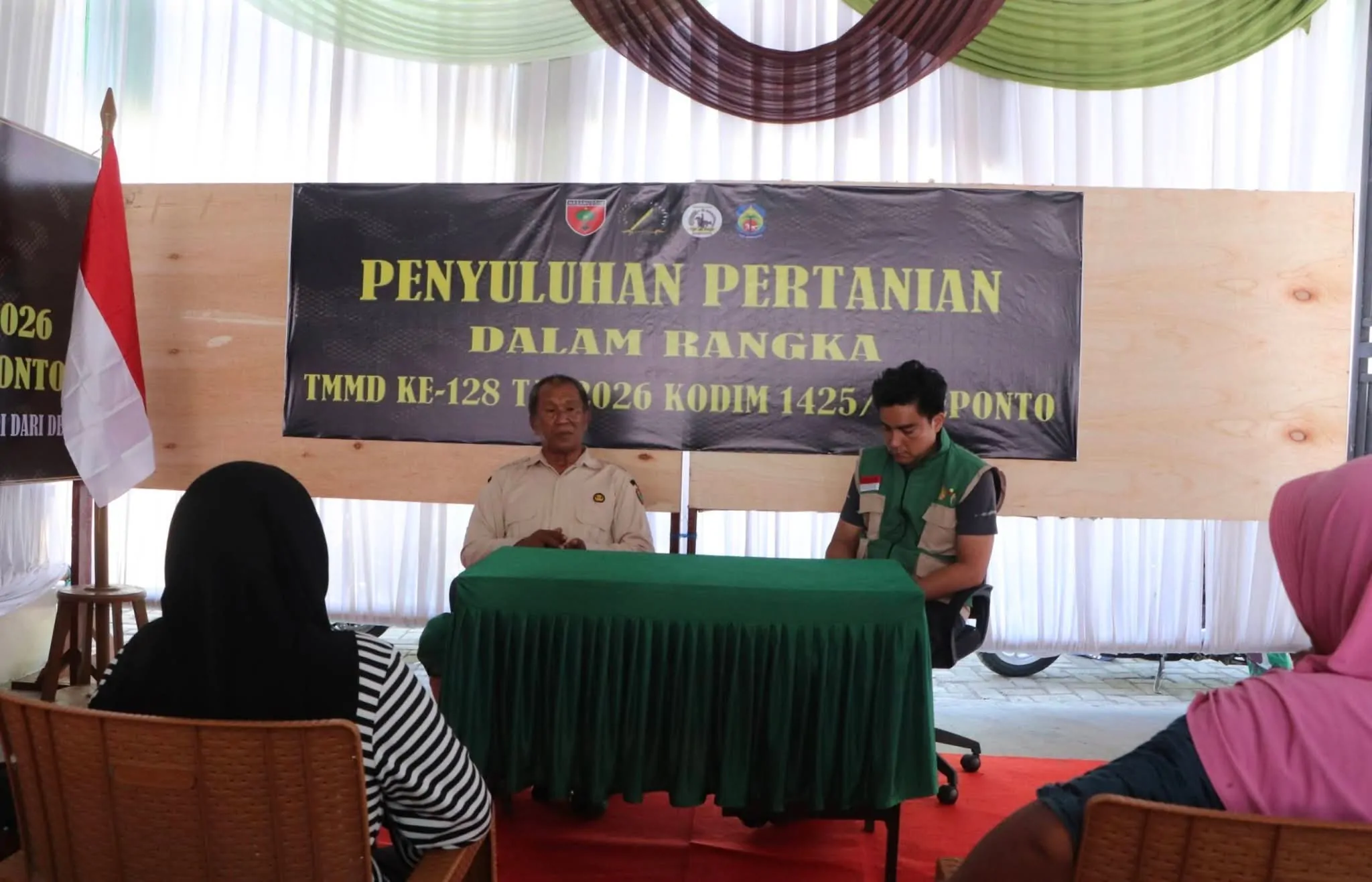 Satgas TMMD ke-128 Gandeng Dinas Pertanian Jeneponto, Bekali Petani Arpal Teknik Pertanian Modern