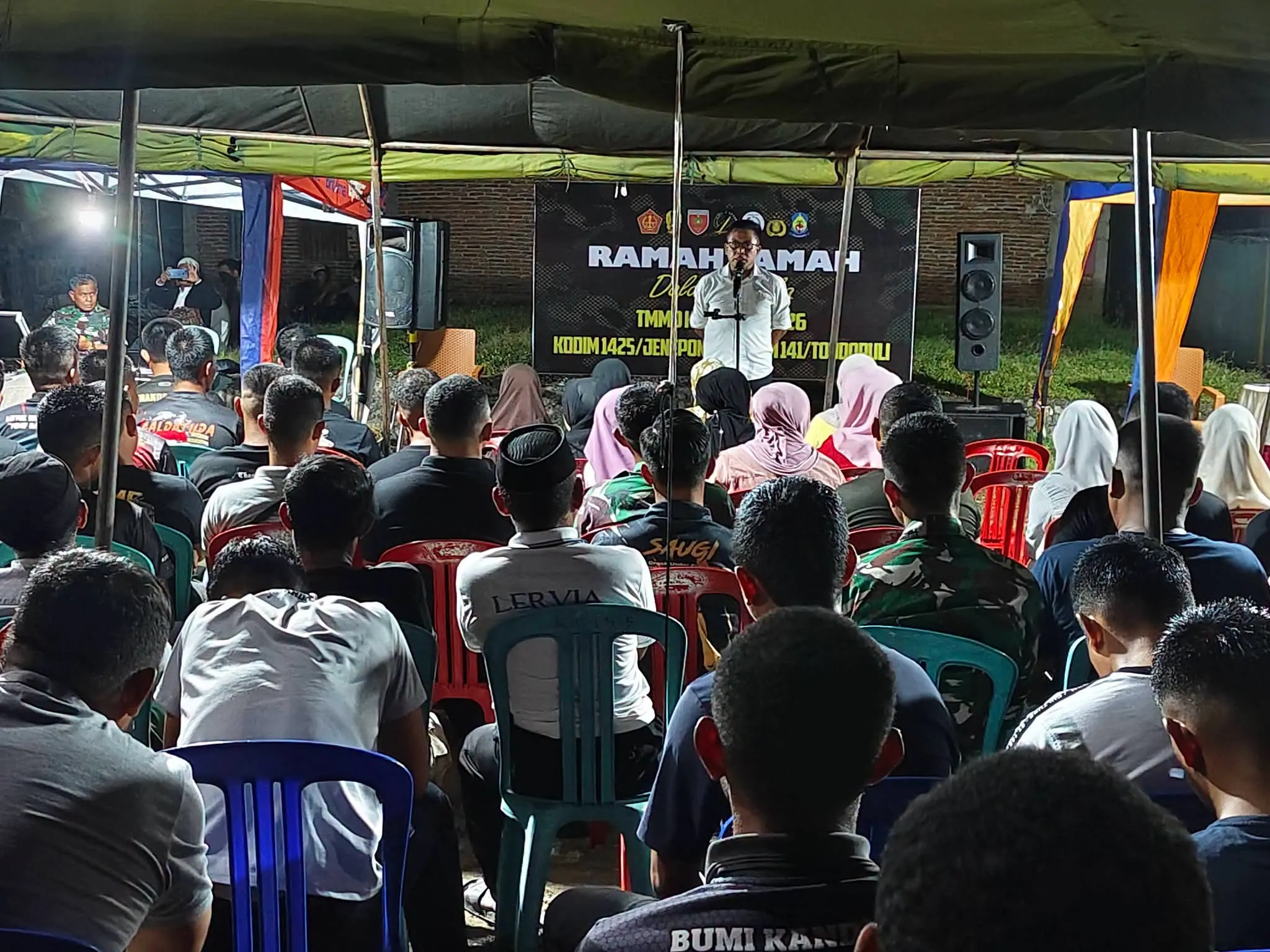 Hangat dalam Kebersamaan, Satgas TMMD Kodim 1425 Jeneponto dan Warga Arpal Pererat Silaturahmi