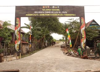 Jejak Keringat Satgas TMMD, Jalan Rabat Beton 1.100 Meter Hubungkan Dua Kecamatan, Buka Gerbang Kesejahteraan Satgas TMMD
