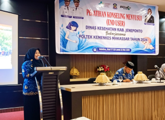 Upaya Tingkatkan Kesehatan Ibu dan Anak, Dinas Kesehatan Jeneponto Gelar Pelatihan Konselor ASI berita terkini