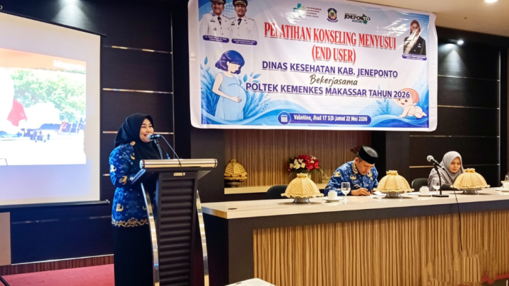 Upaya Tingkatkan Kesehatan Ibu dan Anak, Dinas Kesehatan Jeneponto Gelar Pelatihan Konselor ASI